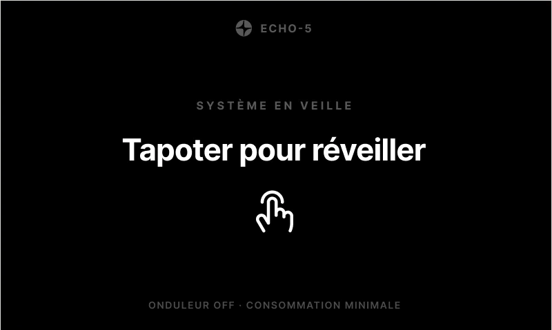Le système d'écrans, echo5 veille systeme