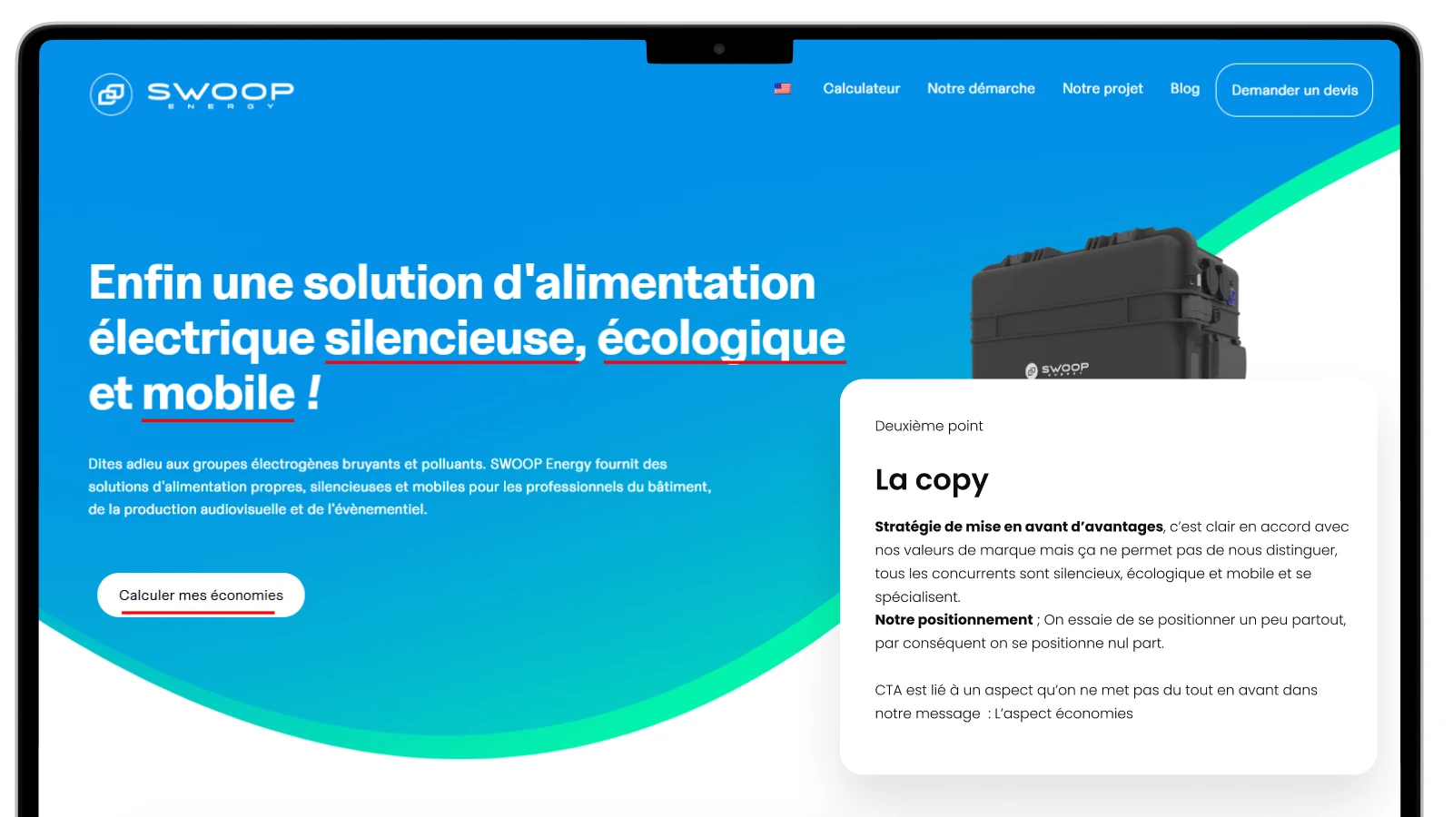 L'audit (octobre 2023), mute audit copy