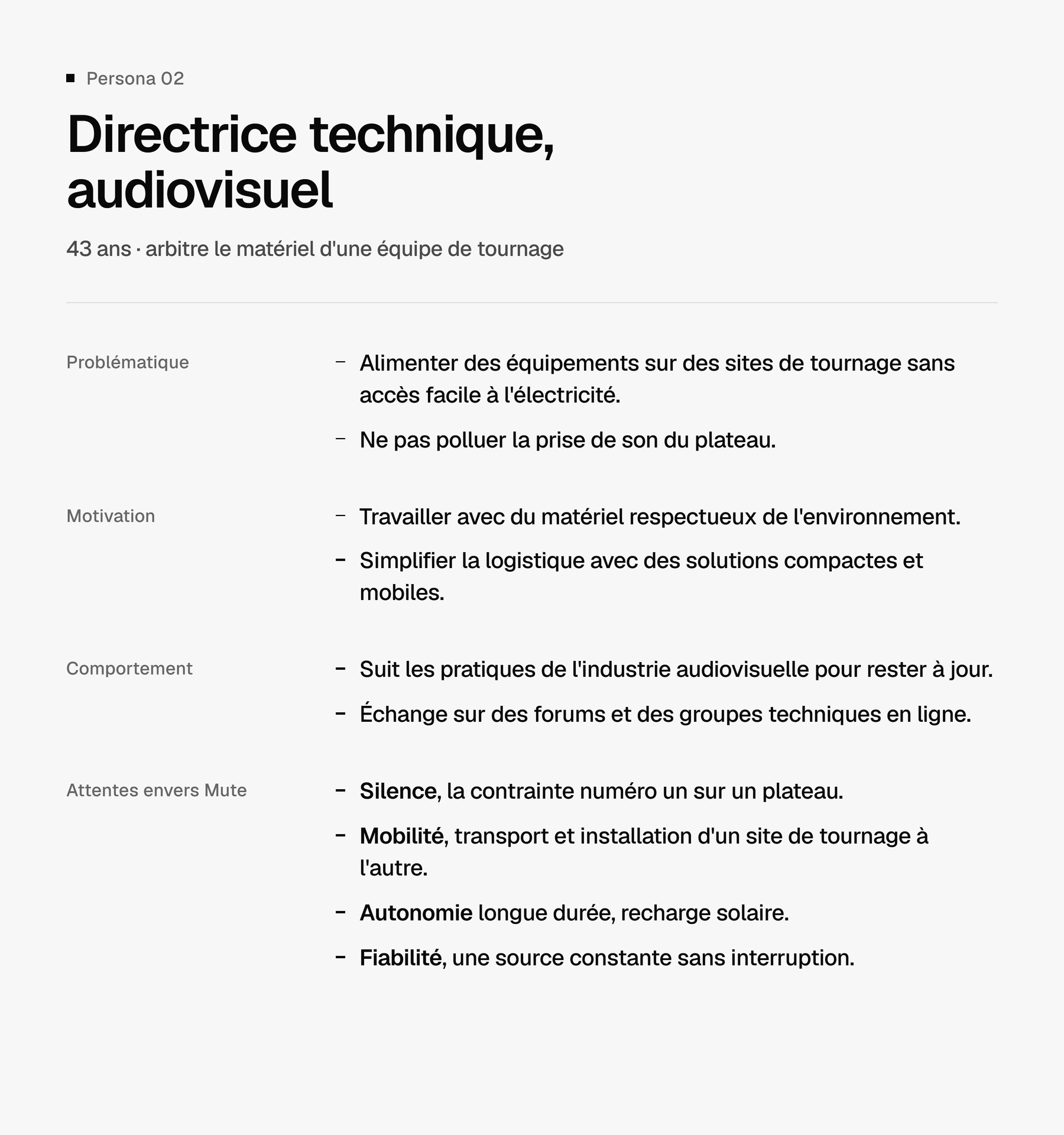 The research, mute site persona audiovisuel