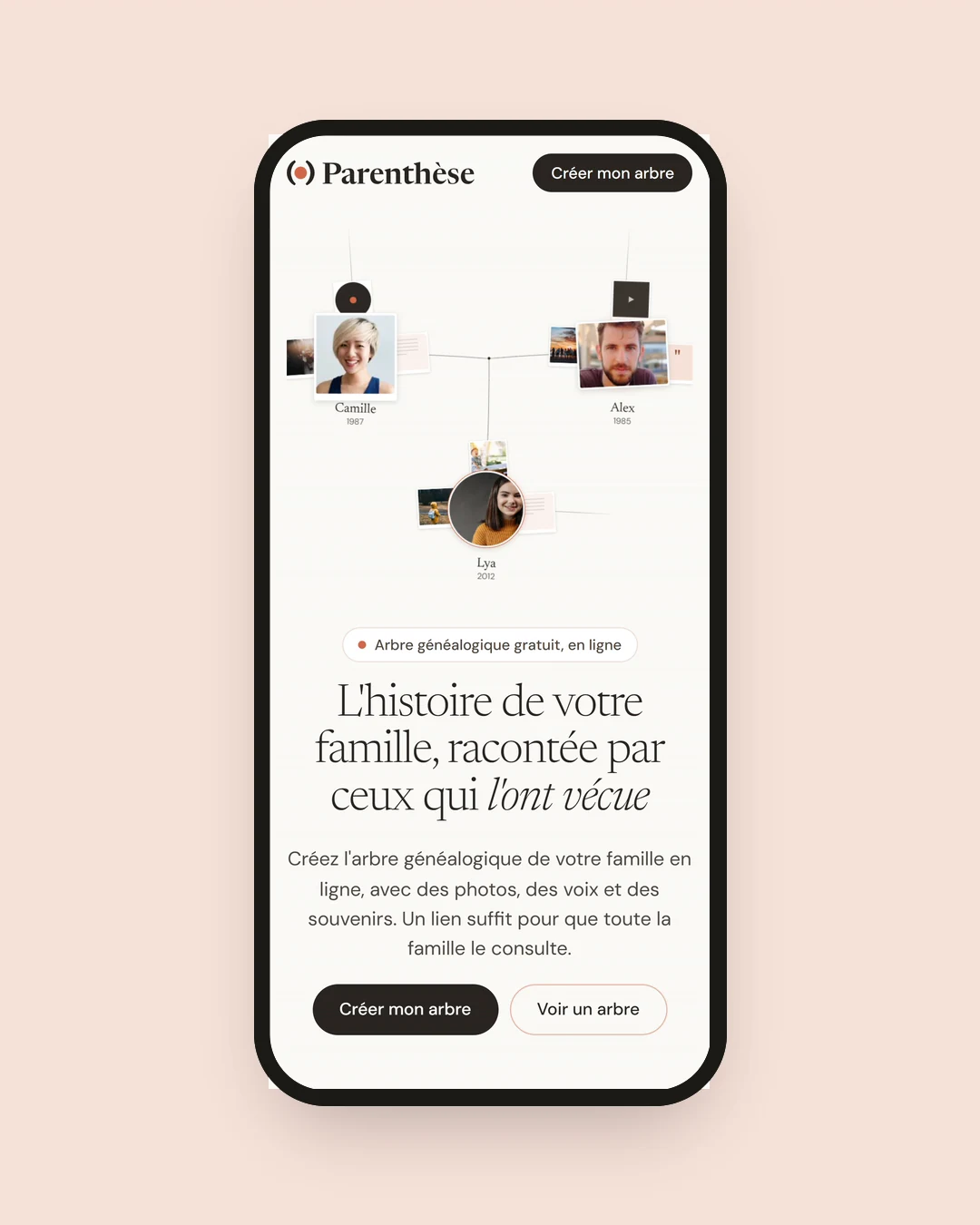 A whole product, parenthese tel landing