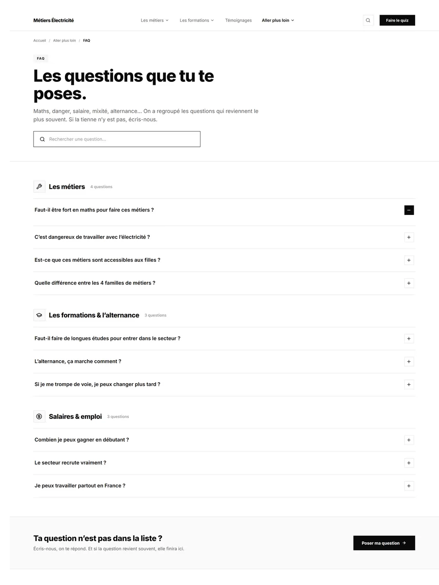 Le système de gabarits, serce wf faq