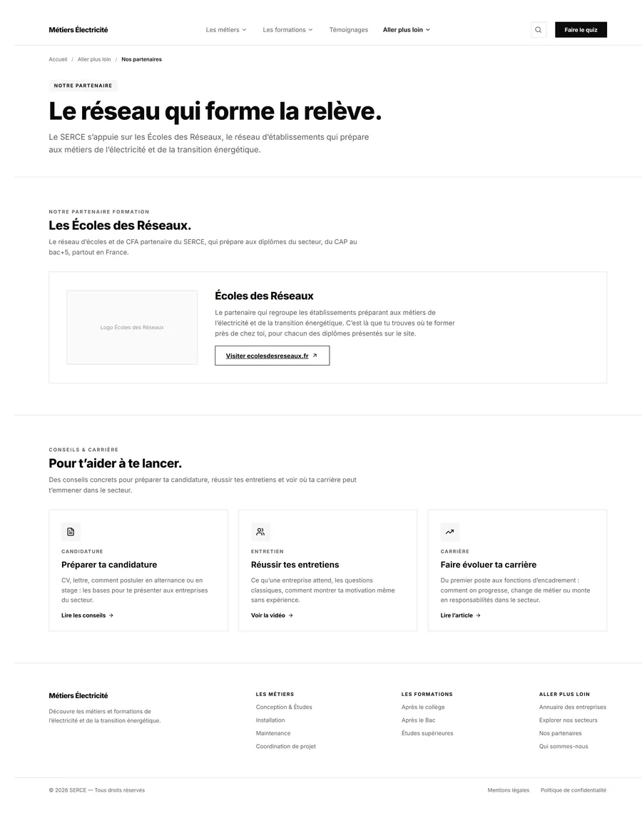 Le système de gabarits, serce wf partenaires